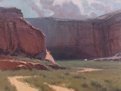 Dwarfed Canyon Dwelling