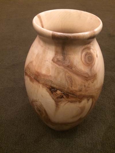 Aspen Wood Vase (v865)
