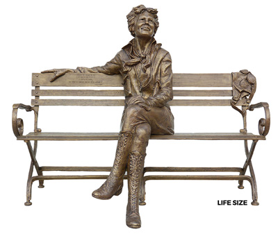 Amelia Earhart Bench