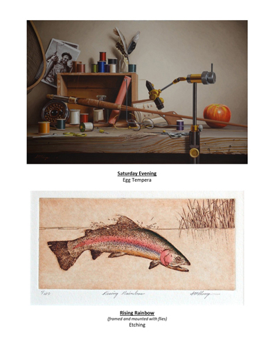 Egg Tempera and Etchings