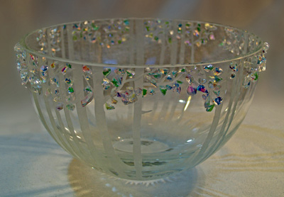 Aspen Tree Dichroic Bowl