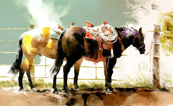 Empty Saddles Waiting