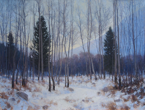 Peaceful Winter Journey