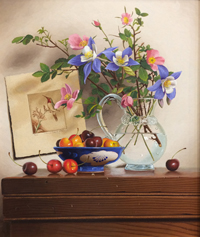 Columbines and Wild Roses