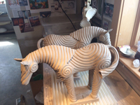 Brown Horses - at the studio in the making - - - 