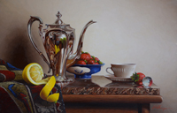 Demitasse and Spiraled Lemon