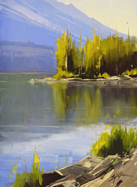 Alpine Reflections (study)