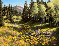 Wildflowers and Rabbit Ears